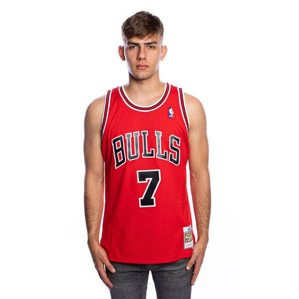 Mitchell & Ness Chicago Bulls #7 Toni Kukoc red / black Swingman Jersey