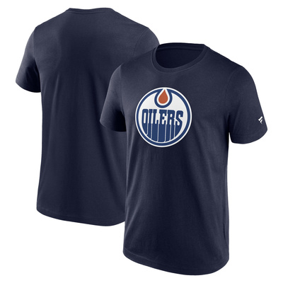 Koszulka Fanatics NHL Primary Logo Graphic Tee Edmonton Oilers maritime blue