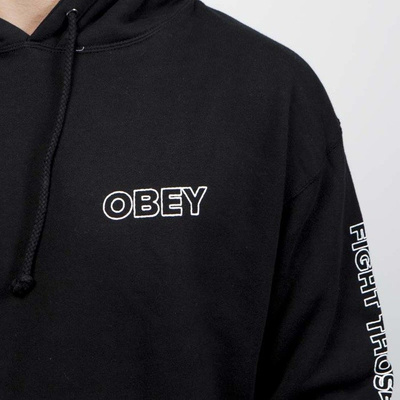 Obey Hoodie Fight Those That Control black