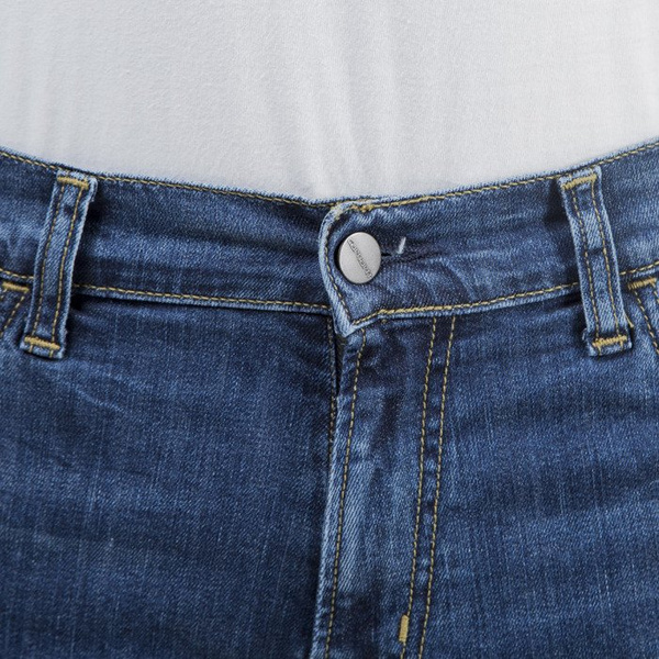 Carhartt WIP spodnie Rebel Pant Colfax Cotton / Elastane blue stretch denim gravel washed