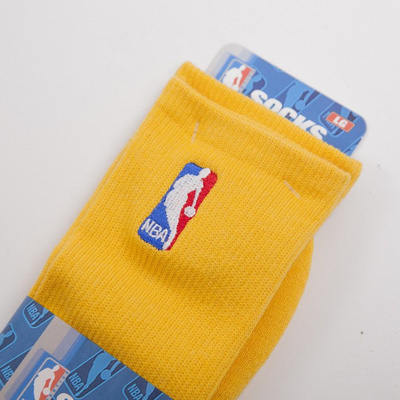 FBF socks NBA Regular Logo gold A301