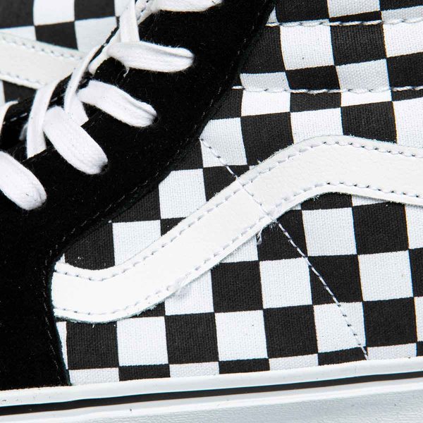 Sneakers buty Vans SK8-Hi Checkerboard czarne (VN0A32QGHRK1)