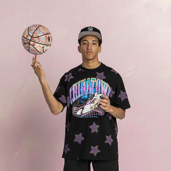 Koszulka Chinatown Market Ride The Wave Glitch Tee czarna