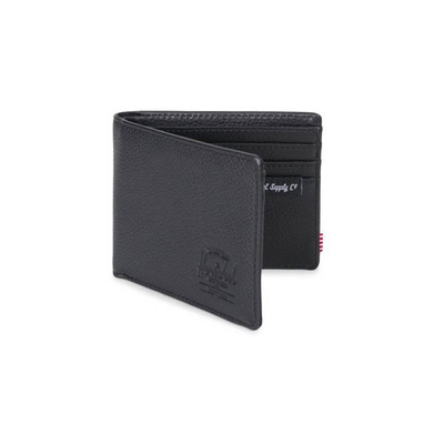 Portfel Herschel Hank + Leather Wallet black 10368-00004