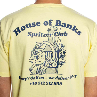 T-shirt House Of Banks Spritzer Club Tee citrus