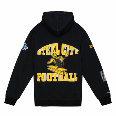 Mitchell & Ness sweatshirt Pittsburgh Steelers Team Origins Fleece Hoody black