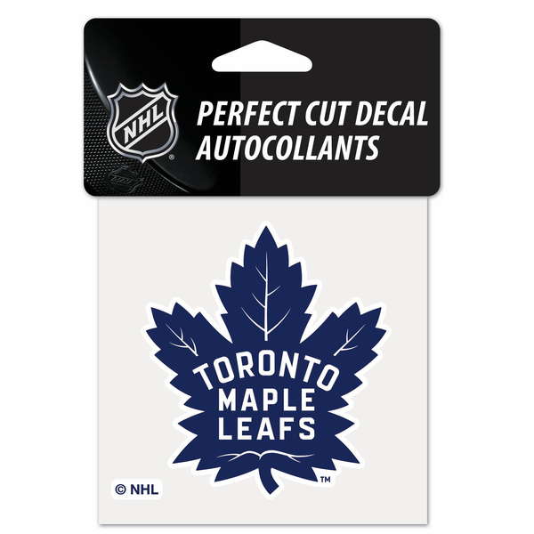 WinCraft NHL Perfect Cut Color Decal 4x4 Toronto Maple Leafs