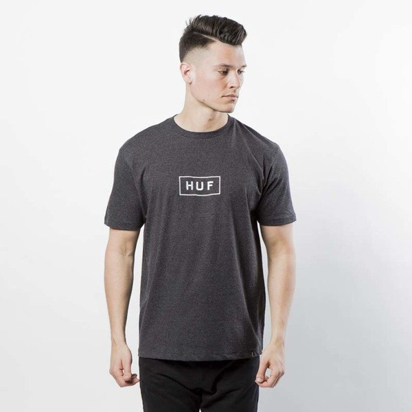 Koszulka Huf Bar Logo Embroidered Tee black
