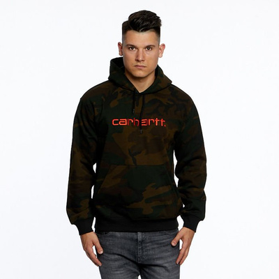 Carhartt WIP Hooded Division Sweat camo evergreen/black orange