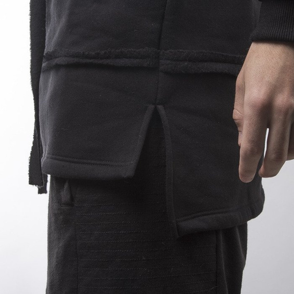 Majors bluza sweatshirt Long Hoodie black