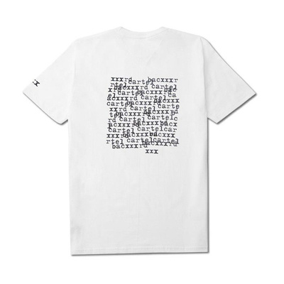 Backyard Cartel T-Shirt Typescript white