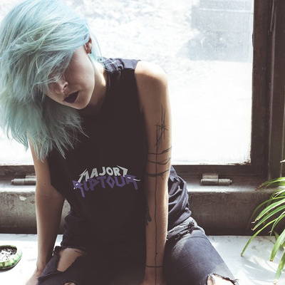 Majors koszulka tank top Riptour Girl black