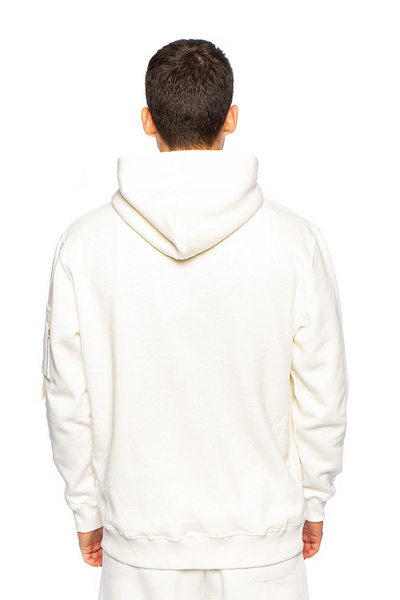 Bluza Alpha Industries Organics EMB Hoody biała