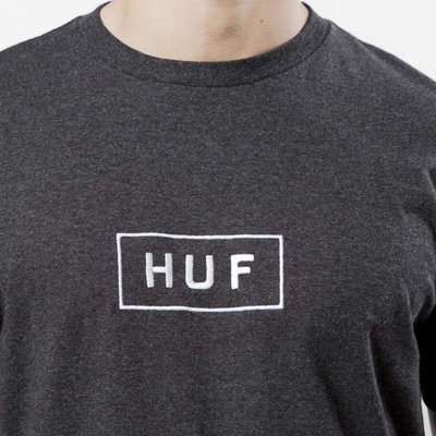 Koszulka Huf Bar Logo Embroidered Tee black