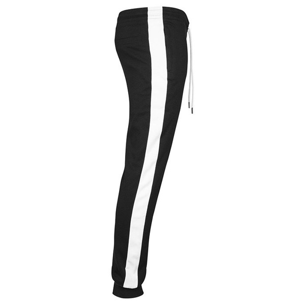 Spodnie dresowe Urban Classics 2-Tone Interlock Track Pants black / white