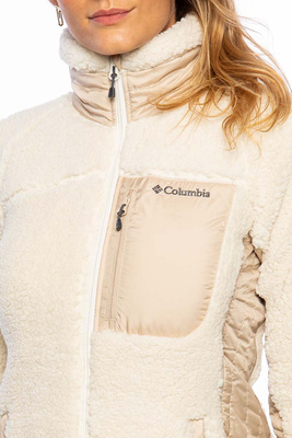 Damska bluza polarowa Columbia Archer Ridge II FZ ecru
