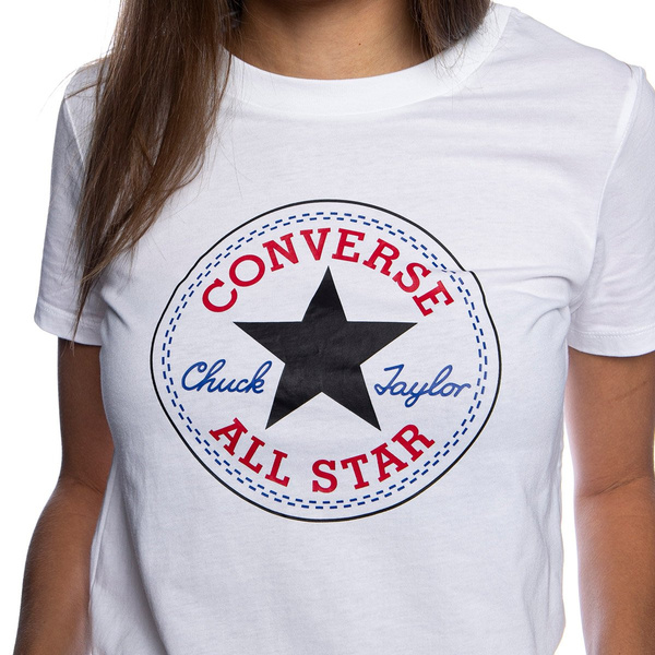 Koszulka damska Converse Nova Chuck Pad T-shirt biała