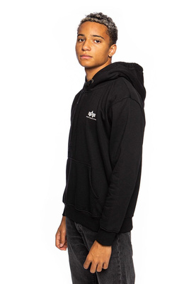 Alpha Industries Sweatshirt Basic Hoody Small Logo black