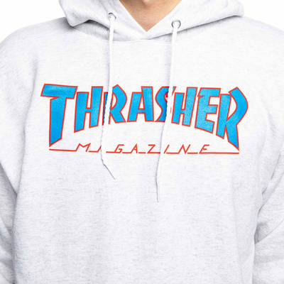 Sweatshirt Thrasher Outlined Hoodie ash gray