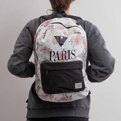 Cayler & Sons plecak Paris Cite Downtown floral white/black HD14-BP-02-01