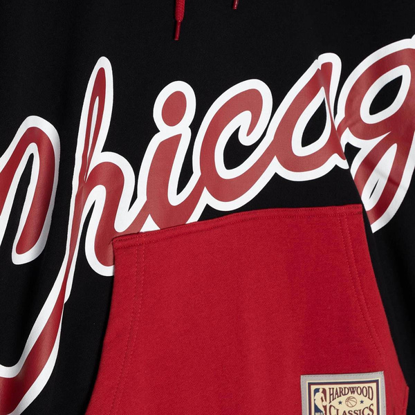 Bluza Mitchell & Ness Chicago Bulls Big Face Hoodie 5.0 czarna