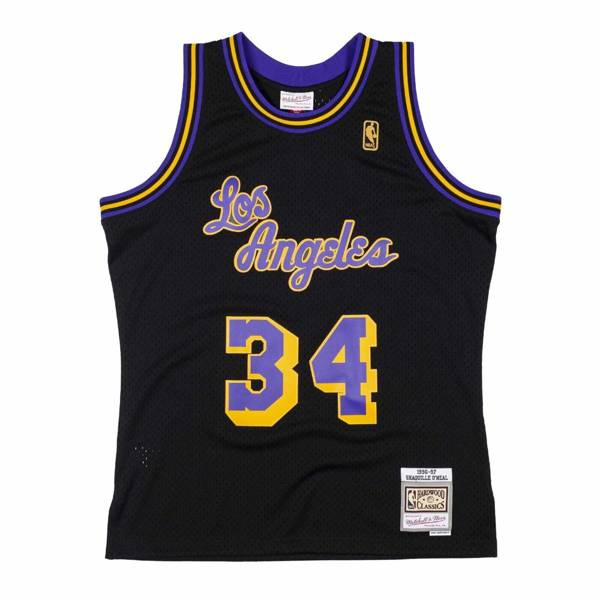 Koszulka Mitchell & Ness Los Angeles Lakers #34 Shaquille O'Neal Swingman Jersey czarna