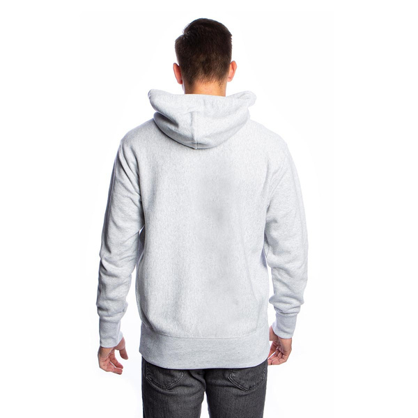 Bluza Champion C Logo Reverse Weave Hoodie szara
