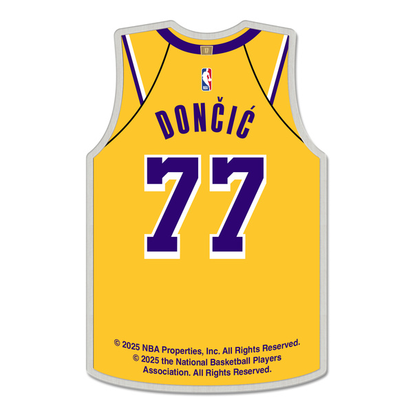 WinCraft NBA Collector Pin Jewelry Card Luka Doncic Los Angeles Lakers