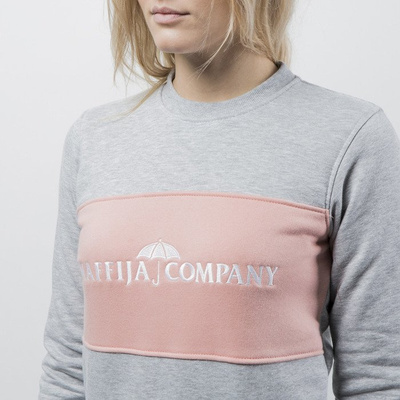 Women Sweatshirt SB Stuff Crewneck Woman Stripe light gray 