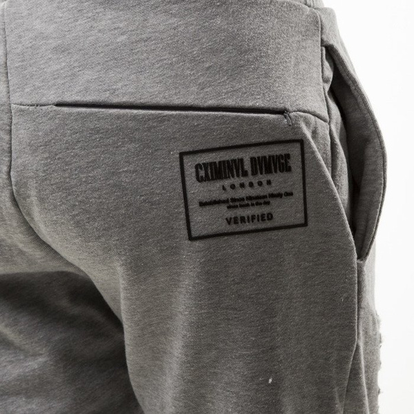 Spodnie dresowe Criminal Damage Shoreditch Jogger grey WMNS