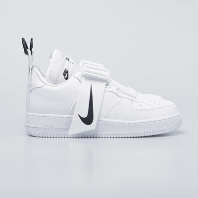 Sneakers buty Nike Air Force 1 Utility white/white-black (AO1531-101)