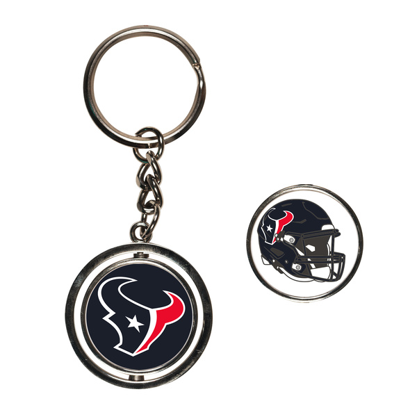 WinCraft NFL Spinner Key Ring Houston Texans