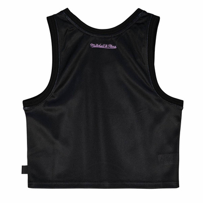 WMNS Mitchell & Ness Los Angeles Lakers Women's Big Face 4.0 Crop Tank black