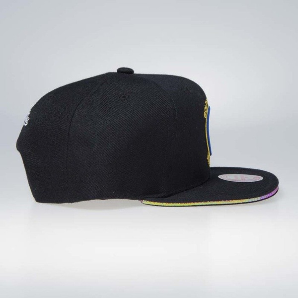 Czapka Mitchell & Ness snapback Golden State Warriors black Dark Hologram II