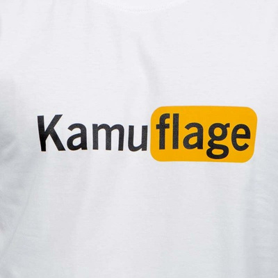 Kamuflage T-shirt Naughty white
