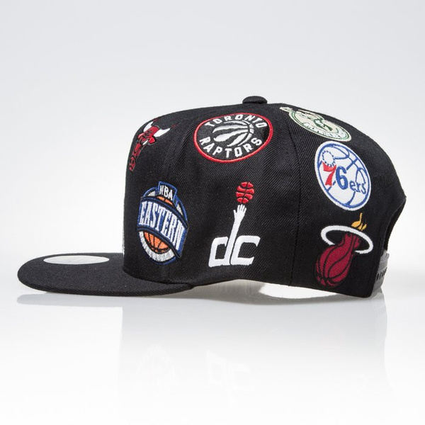 Mitchell & Ness czapka snapback NBA Eastern black ALL OVER EU879