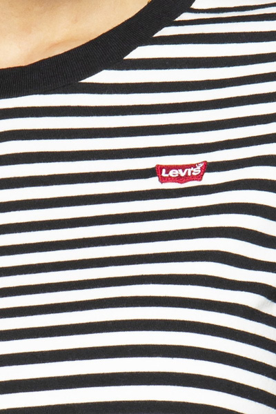 Koszulka damska Levi's Perfect Tee Raita Stripe czarna