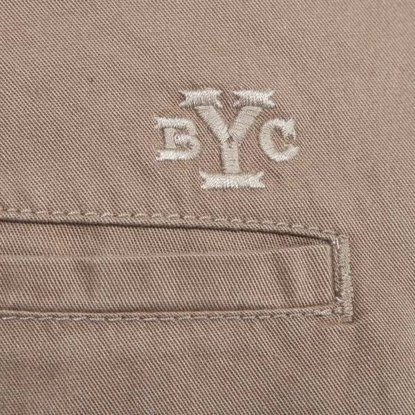 Backyard Cartel spodnie Chinos Back anti fit beige