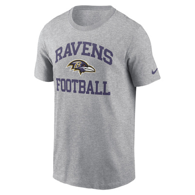 Koszulka Nike NFL Baltimore Ravens Nike SS Club Crew Tee Dark Grey Heather