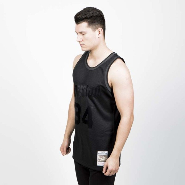 Koszulka Mitchell & Ness Houston Rockets #34 Hakeem Olajuwon black Swingman Jersey