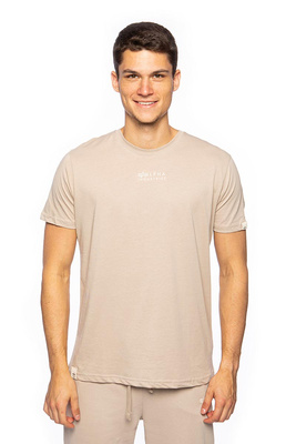Koszulka Alpha Industries Organics EMB T-shirt beżowa