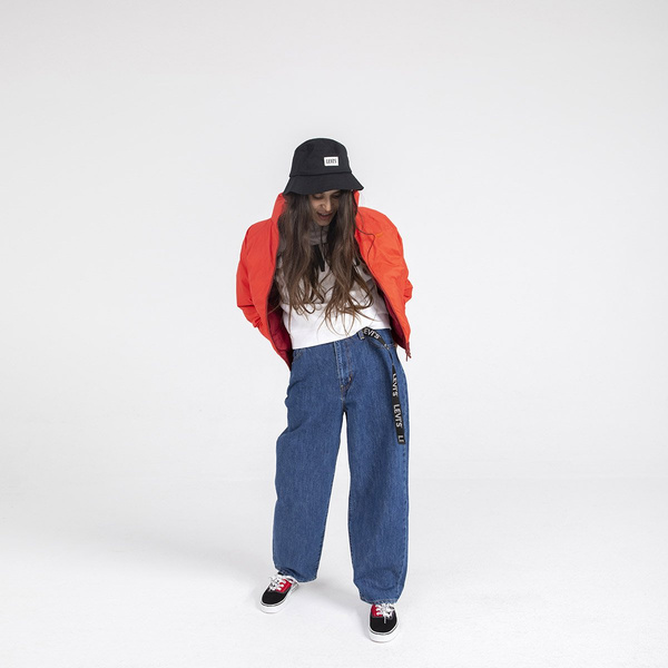 Spodnie damskie Levi's Balloon Leg Air Head Jeans granatowe