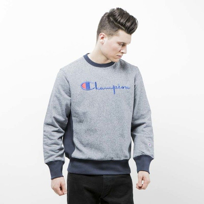 Champion sweatshirt Script Logo Crew navy marl 209979F16-8952