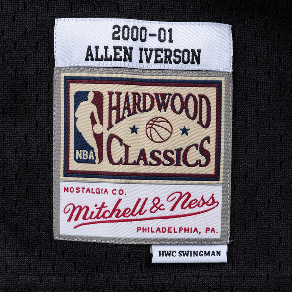 Mitchell & Ness Philadelphia 76ers #3 Allen Iverson black Swingman Jersey
