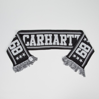 Carhartt WIP szalik Fan Scarf black white