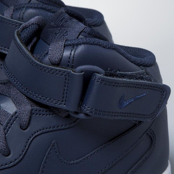 Sneakers buty Nike Air Force 1 Mid '07obsidian / obsidian - white 315123-415