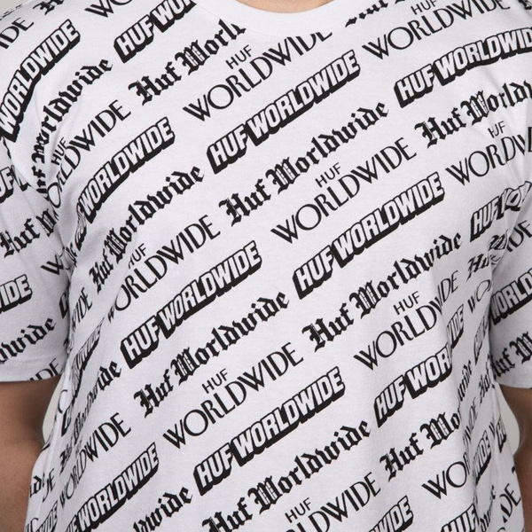 Koszulka HUF Fake News S/S Tee white