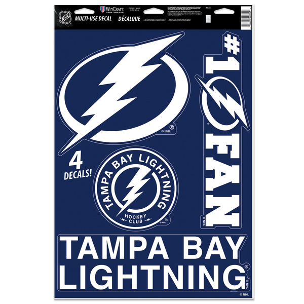 WinCraft NHL Multi-Use Decal 11x17 Tampa Bay Lightning