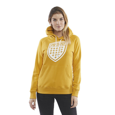 Bluza damska Prosto Klasyk Hoodie Figurez yellow