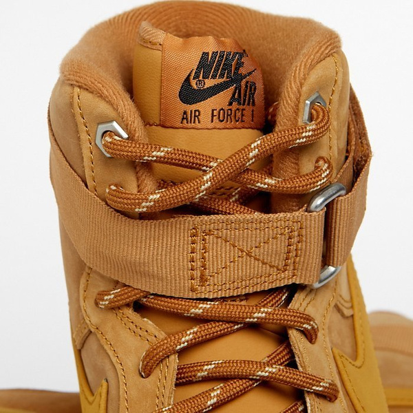 Sneakers buty Nike Air Force 1 High '07 WB flax/wheat-gum light brown (CJ9178-200)